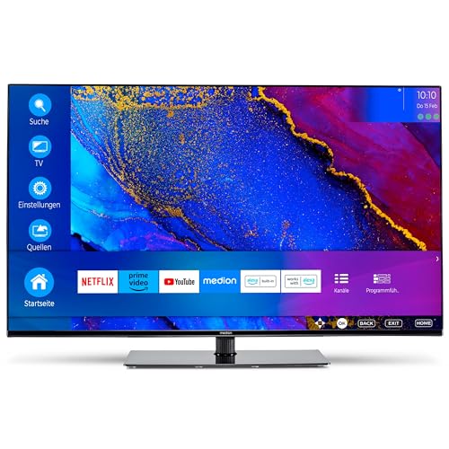 medion x14370 43 zoll 4k uhd smart tv mit dolby vision hdr und atmos