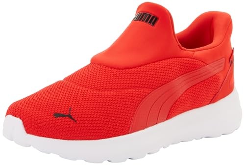 Puma Softride Cosmic Sliptech Sneaker Unisex, Rot/Schwarz, 37.5 EU