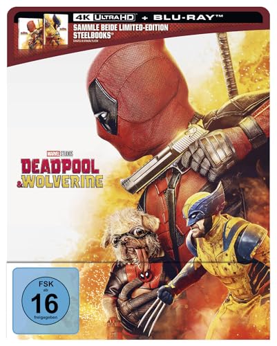 deadpool & wolverine steelbook 4k ultra hd blu-ray limited edition