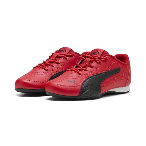 PUMA Catch Kinder Sneaker Rot Schwarz, Größe 28 EU