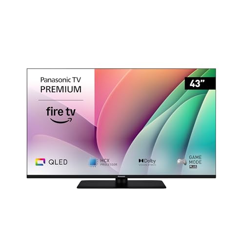 Produktbild: panasonic 43 zoll 4k ultra hd qled smart tv 2024, fire tv, dolby vision, alexa