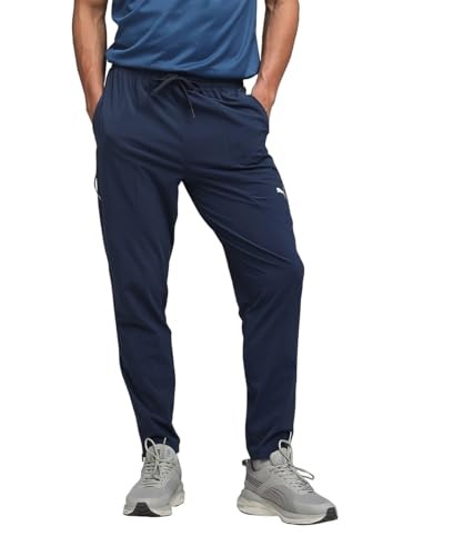 PUMA Unisex Trainingshose M Flex Stretch, gewebte Hose, Größen XL und mehr