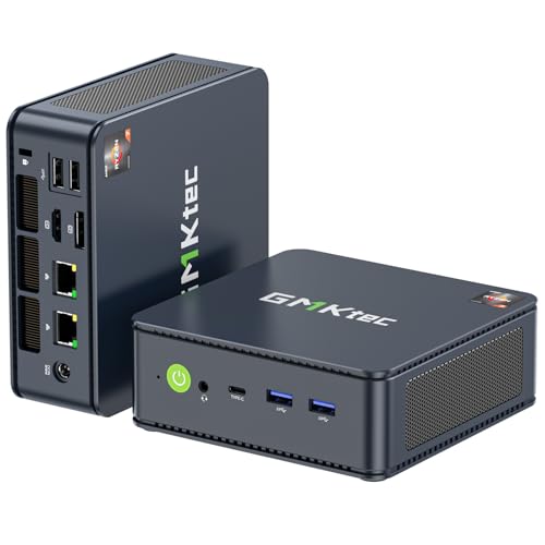 gmktec mini pc amd ryzen 7 5825u 32gb ram 1tb ssd wifi 6 dual lan 2.5g