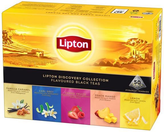 lipton discovery tee geschenkset 5 sorten 50 beutel ab 8,35 euro