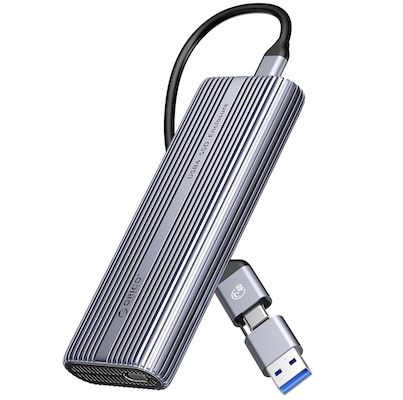 orico m.2 nvme ssd gehäuse mit aktivem kühler, 58,29 (statt 106)