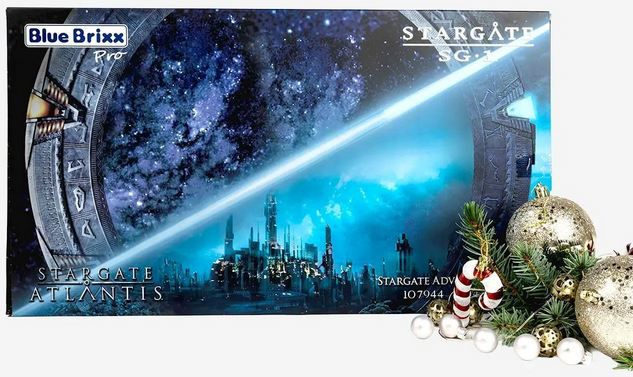 bluebrixx stargate adventskalender 844 teile 107944 für 35,96 euro