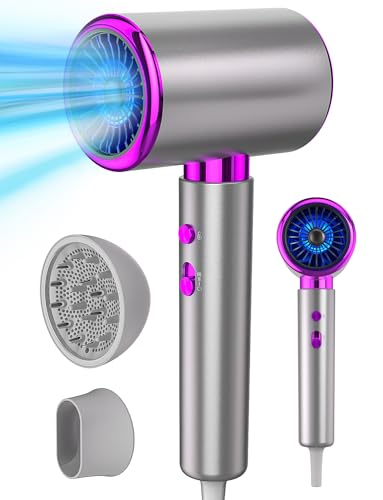 Produktbild: dmtivmg haartrockner 2400w mit kalt-heißtaste, 3 temperaturen, diffusor, konzentator