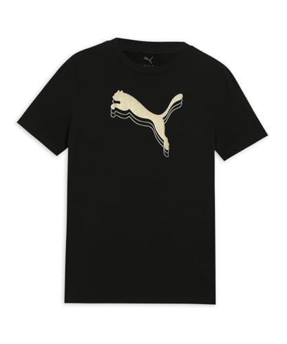 PUMA Girl's ESS Metallic T-Shirt G - 1er Pack Tees