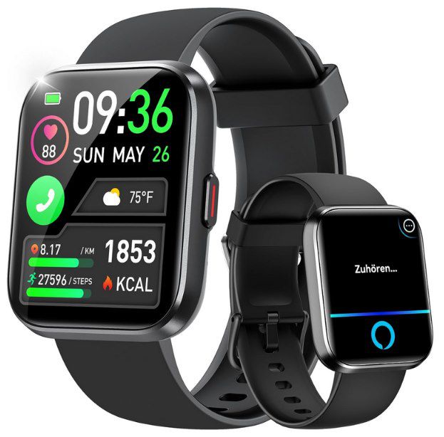 id208plus smartwatch 1,8 zoll display sauerstoffsättigung 19,59 euro statt 50 euro