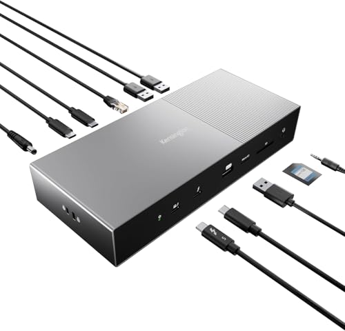 Kensington sd5000t5 eq docking station thunderbolt 5, 3x 4K, 2x 8K