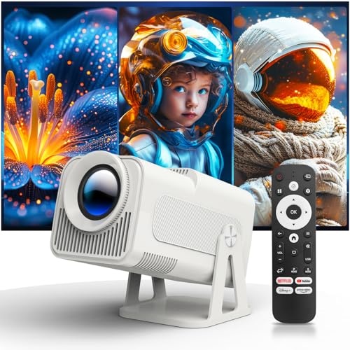 android 13 smart beamer 1080p 320ansi 12000 lumens 5g wifi sprachassistent projector