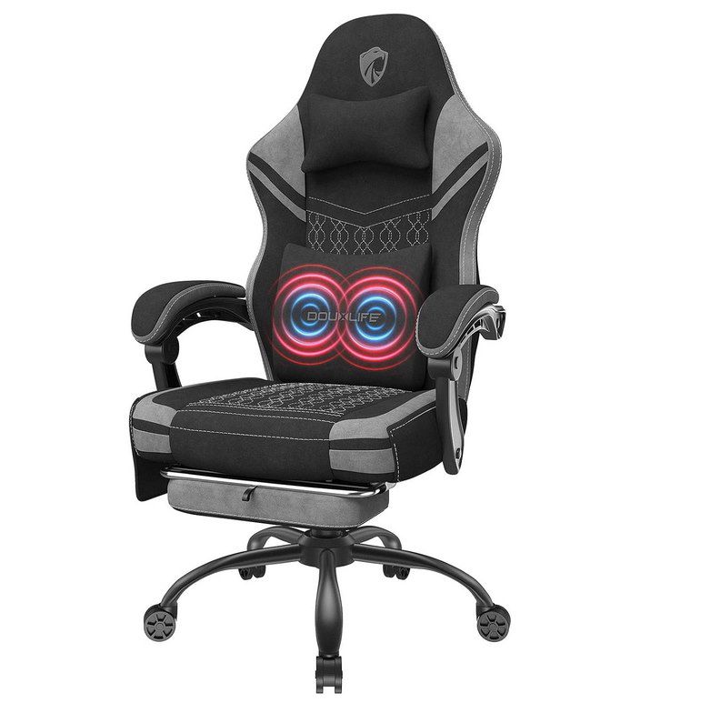 douxlife gaming stuhl mit massagekissen und taschenfedern für 110,49