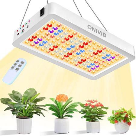 onivib led vollspektrum grow lampe 75w 240 leds für pflanzen 39,99