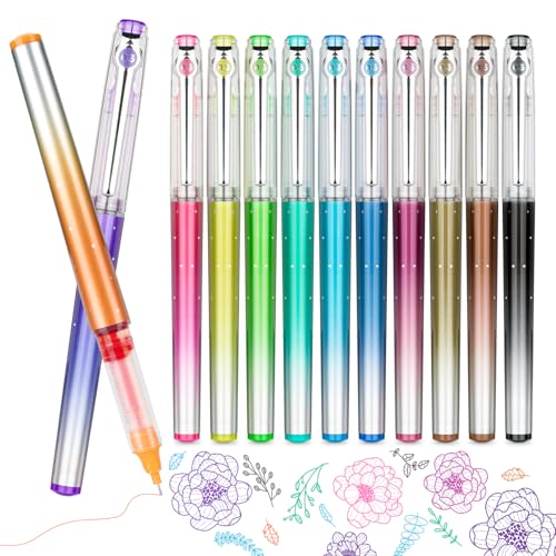 dapawin fineliner set 12 farben 0,5 mm tintenroller kugelschreiber für journaling, zeichnen, notizen