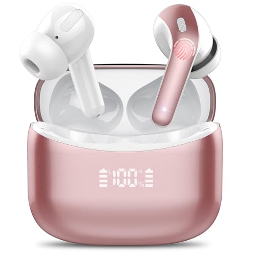bluetooth kopfhörer kabellos in ear mit noise cancelling und 52h akkulaufzeit, ros