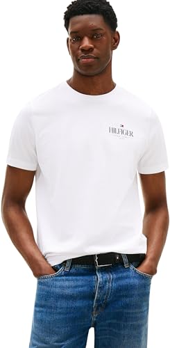 Produktbild: tommy hilfiger herren t-shirt 100% baumwolle gr. xs-xxl regular fit in verschiedenen farben