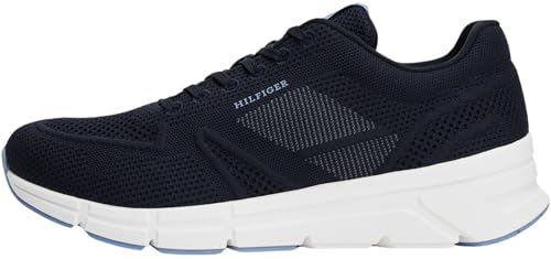 Produktbild: tommy hilfiger herren sneaker runner modern comfort knit blau desert sky 44