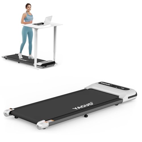 yagud laufband 2 in 1 walking pad 2,5 ps mit fernbedienung und led-anzeige