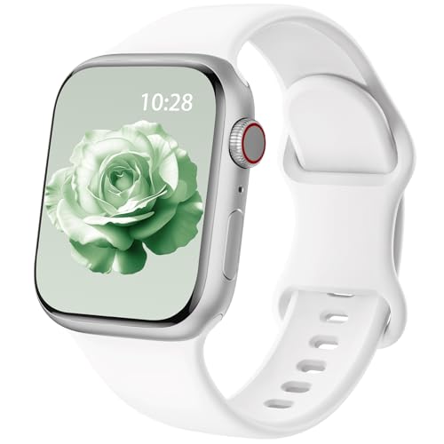 **Ersatzarmband Silikon für Apple Watch 40mm 41mm 42mm 38mm, iWatch SE Series**