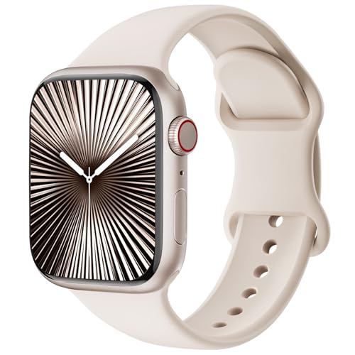 ersatzarmband silikon kompatibel mit apple watch 38mm 40mm 41mm 42mm iwatch se series 1-10