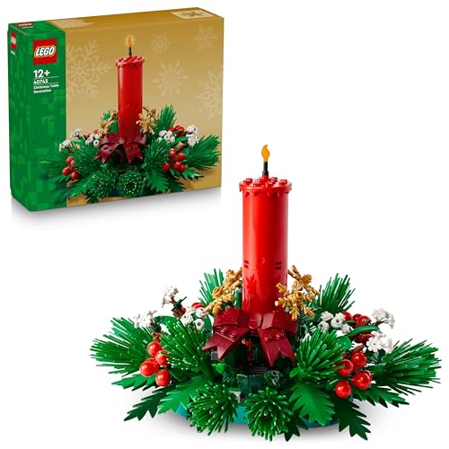 lego 40743 weihnachtsgesteck, setzen für festliche dekoration