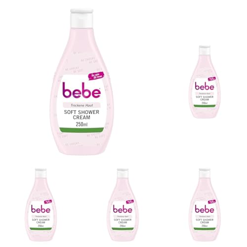 Produktbild: bebe soft shower cream 250 ml, cremiges duschgel für trockene haut, feuchtigkeitsspende
