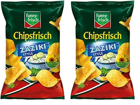 Chipsfrisch Zaziki 150g (2er Pack) - funny-frisch Kartoffelchips