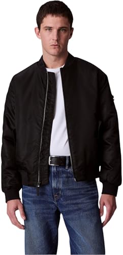 Produktbild: Calvin Klein Bomberjacke Herren Hero Reißverschluss Schwarz M