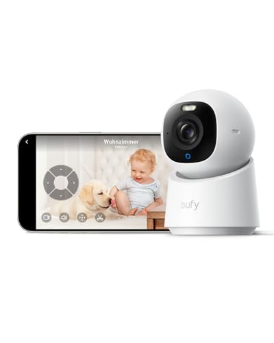 Produktbild: eufy E30 Innenkamera 4K als Babykamera, Nachtsicht, Bewegungserkennung