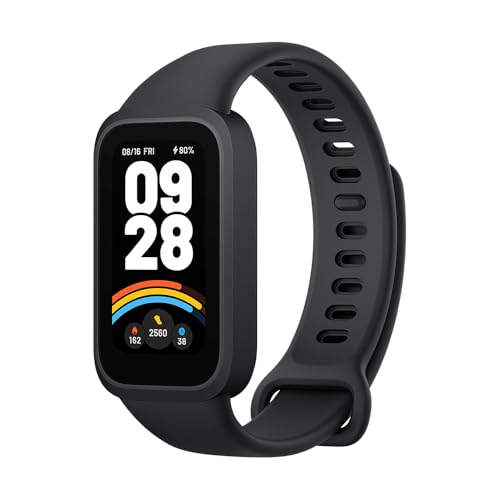 xiaomi smart band 9 fitness tracker schwarz, 1.47'' display, 50 sportmodi, 18 tage akku