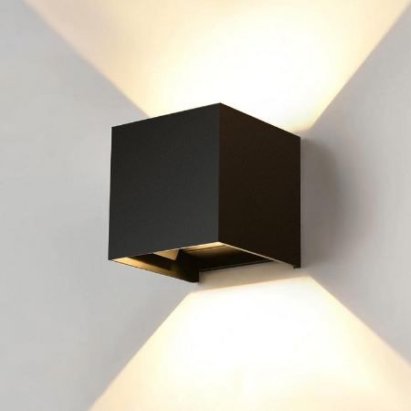 mr.sun led wandlampe 12w 3000k für innen außen, nur 13,99 statt 28