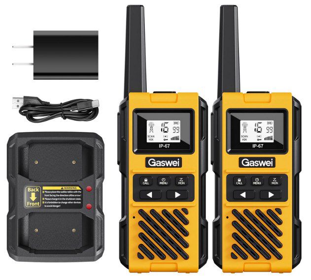 gaswei g1pro walkie talkies mit ladestation für 55,99 euro statt 70 euro