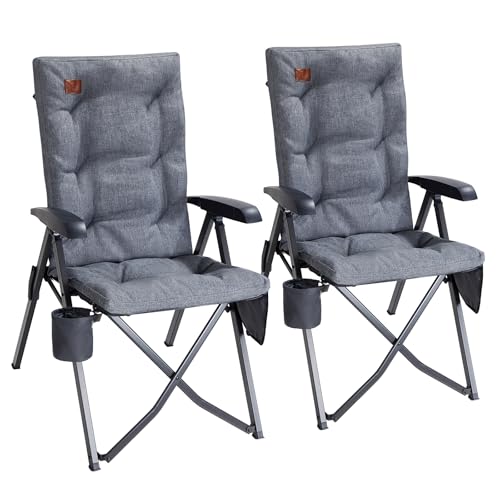 ever advanced campingstuhl klappstuhl rückenverstellbar bis 150 kg mit seitentasche und getränkhalter