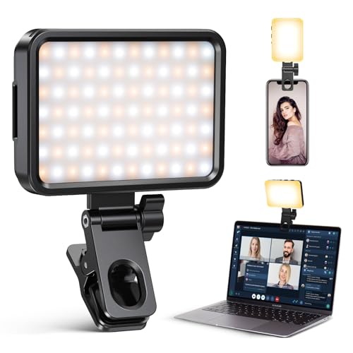 selfie licht 84 led lampen, 3000-10000k 3 lichtmodi für handy, laptop, kamera, tiktok