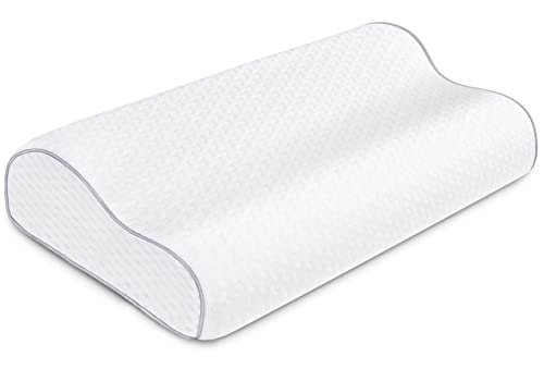 bdtfo memory foam kissen für nackenschmerzen, orthopädische nackenstütze mit waschbarem bezug