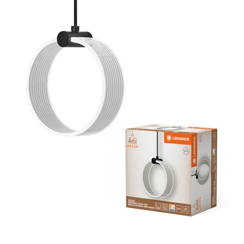 Produktbild: ledvance decor circle pendelleuchte 8w 370lm 3000k-6500k click-cct schalter