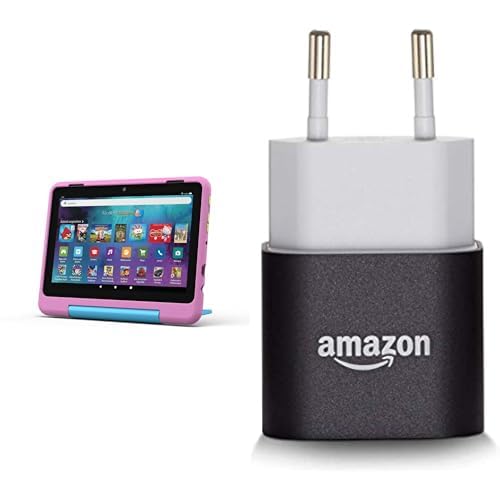 Produktbild: amazon fire hd 8 kids pro-tablet 32 gb löwen-design mit ladegerät und netzteil