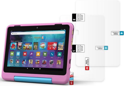 amazon fire hd 8 kids pro tablet mit zubehör für 79,98 statt 130