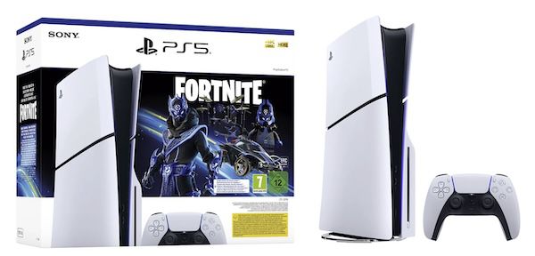 sony playstation 5 slim fortnite cobalt star bundle mit laufwerk 449,99