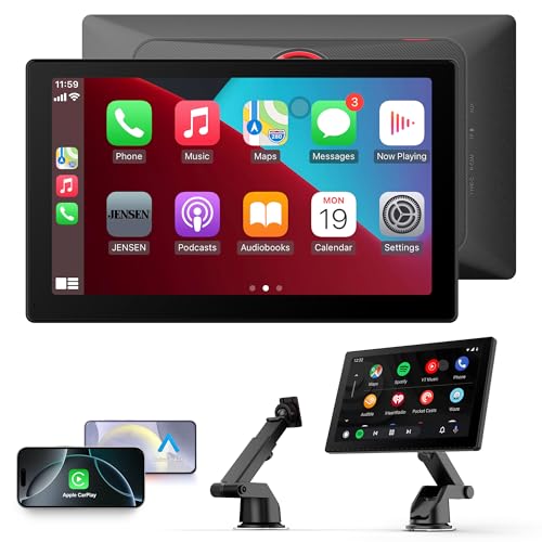 car display 9 zoll ips touchscreen für carplay und android auto, portable auto-elektronik