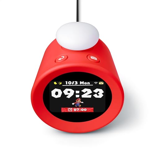 nintendo wecker mit sound und alarmfunktion, analoger wecker