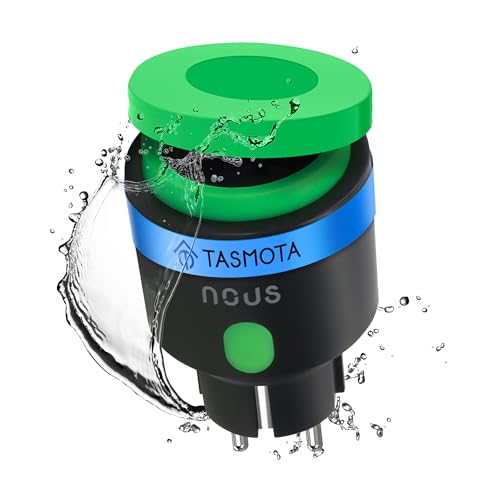 nous tasmota smart outdoor steckdose wasserdicht mit app steuerung