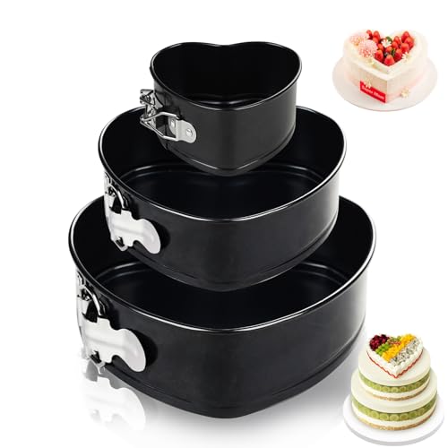 eccogreat antihaft springform kuchenform 10 cm 18 cm 23 cm auslaufsicher für pizza pfannkuchen