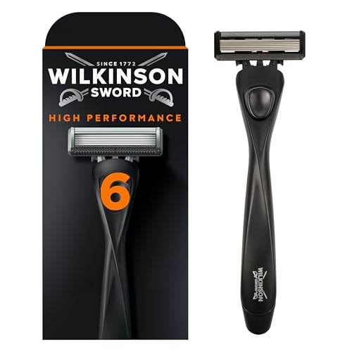 wilkinson sword rasierer für männer, 6 diamantbeschichtete klingen, 1 klinge