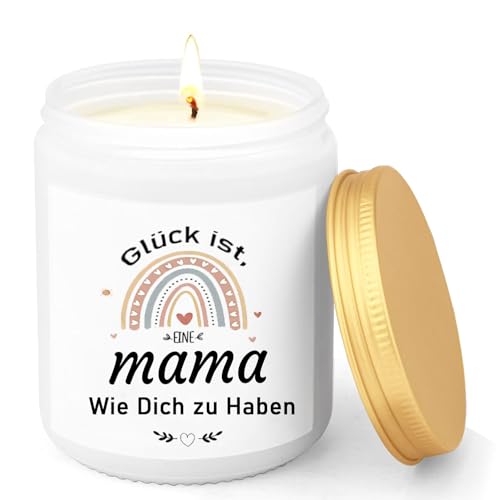 Produktbild: duftkerze mama geschenk zum muttertag lavendel kerze im glas geschenk von tochter sohn
