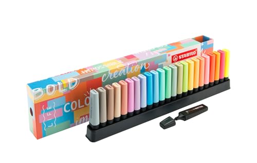 stabilo 24er textmarker geschenkset boss original mit motivierenden sprüchen