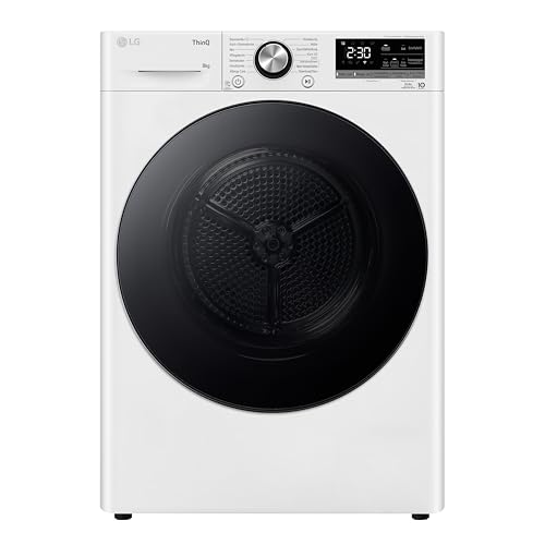 lg 8 kg trockner, energiekategorie c, selbstreinigender kondensator