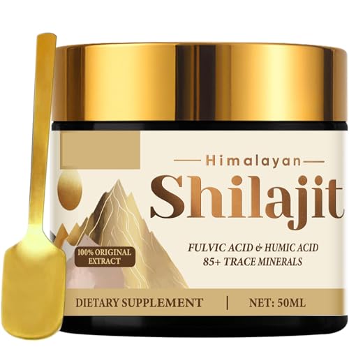 shilajit original himalaya bio mit fulvosäure und spurenmineralien 50g