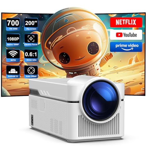 Produktbild: 5G wifi 6 projektor magcubic HY450 NTV full HD 1080P 700ANSI mit tv apps