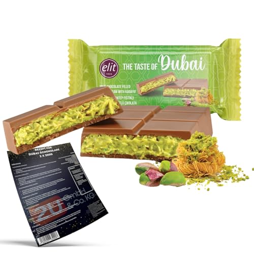 Dubai schokolade mit pistaziencreme, elit "the taste of dubai", 90g